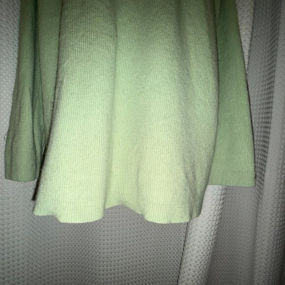 Blair Mint Green Turtleneck Sweater 2XL Silk Angora Blend - Picture 4 of 6